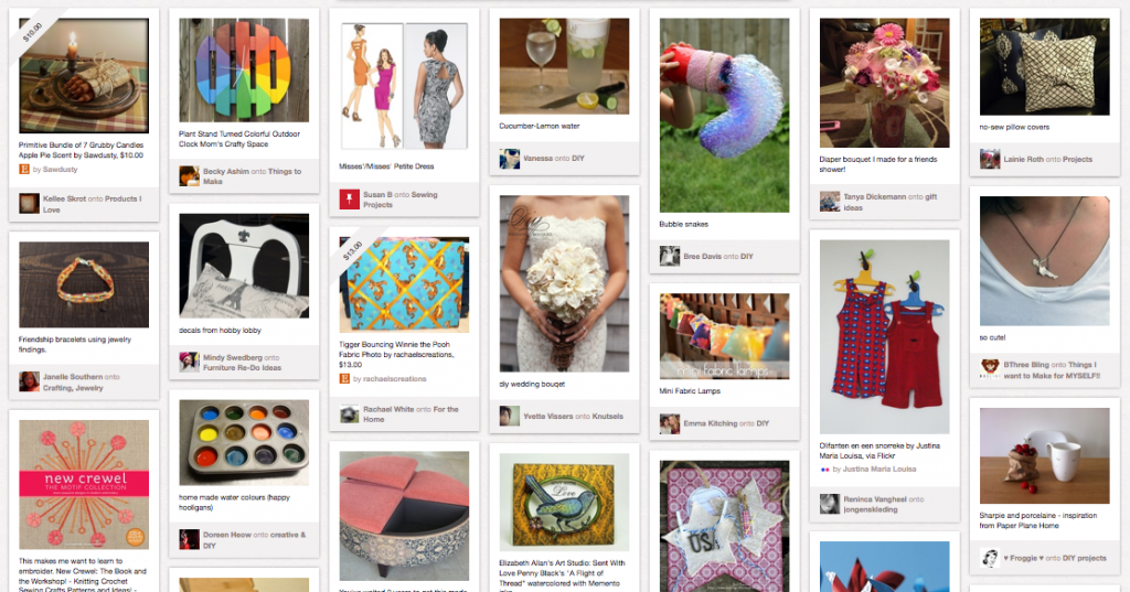 Pinterest boards