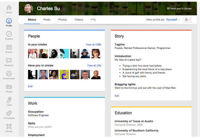 gplusprofile 1362583886 Google+ Updates in The Wake of The Facebook Overhaul