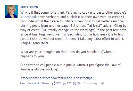 FB2 How To NOT Use Hashtags on Facebook With REAL Examples!